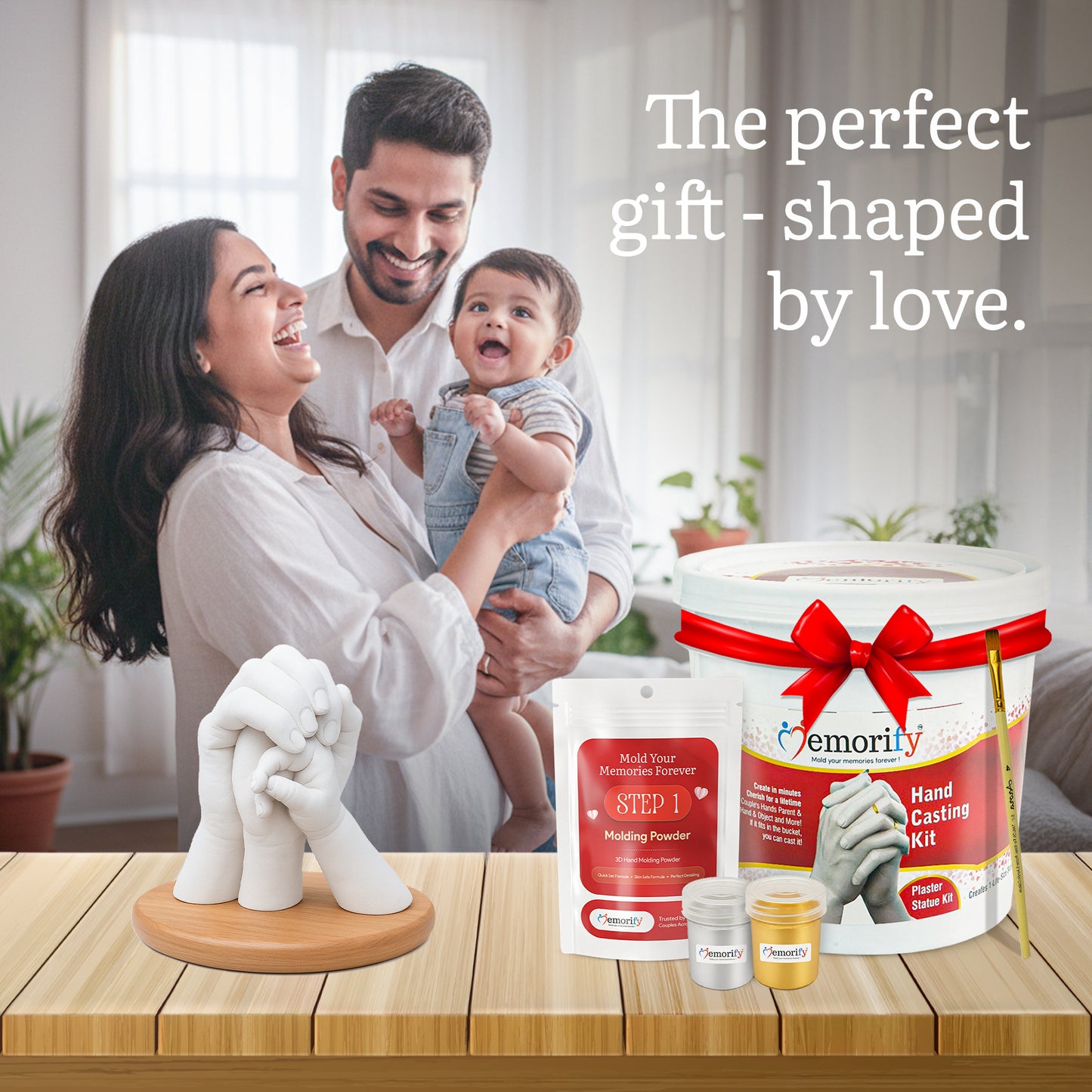 "Preserve Your Love Forever"   The Perfect Couple's Hand Casting Kit