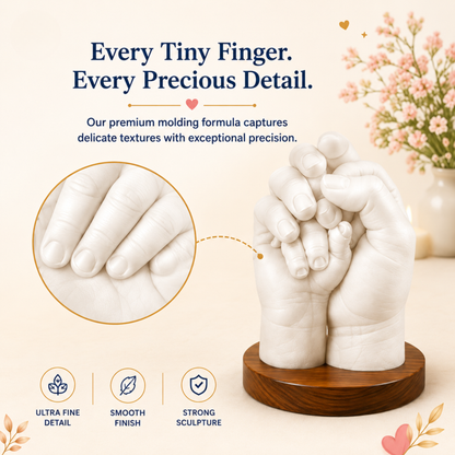 Forever Together - Mom & Child Hand Casting Kit