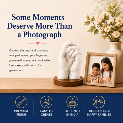 Forever Together - Mom & Child Hand Casting Kit
