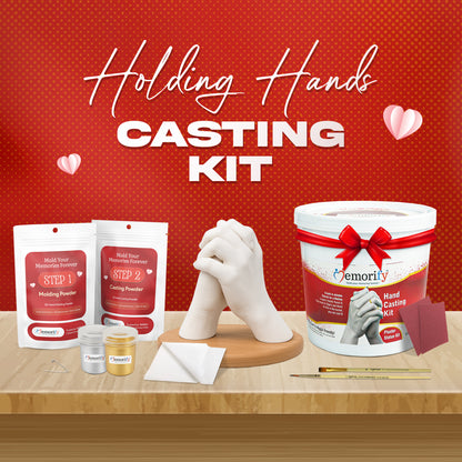 "Preserve Your Love Forever"   The Perfect Couple's Hand Casting Kit